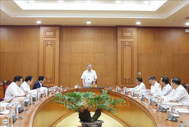 Tổng Bí thư Tô Lâm phát biểu