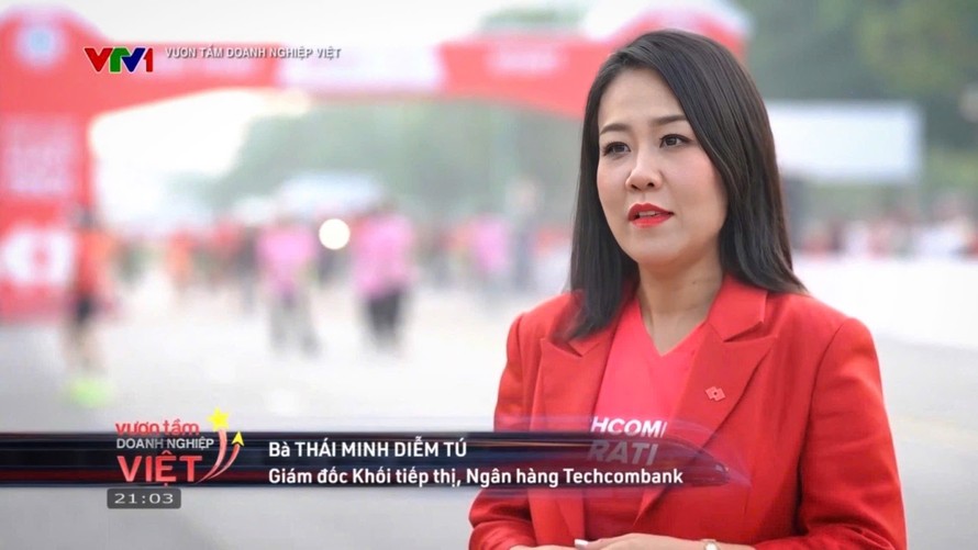 Bà Thái Minh Diễm Tú – Giám đốc Khối Tiếp thị, Techcombank