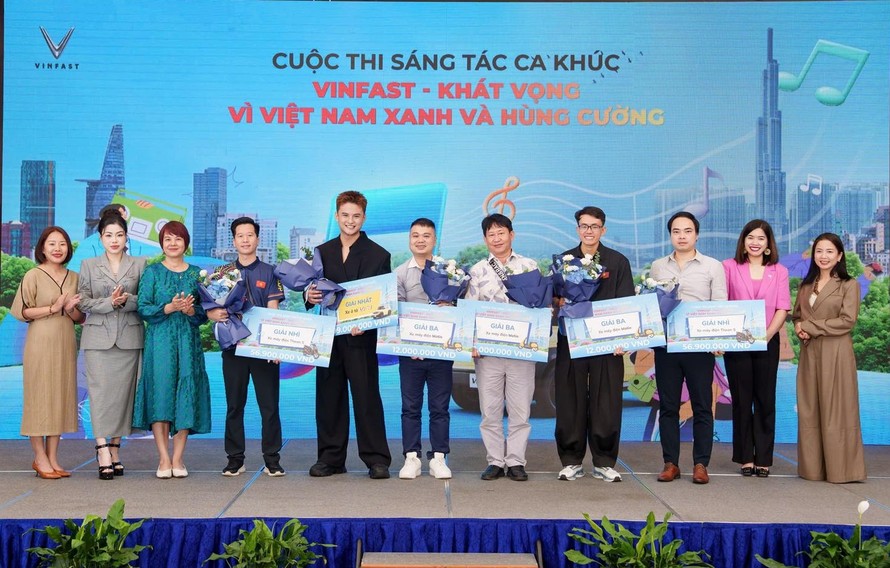 VinFast trao giải cuộc thi sáng tác ca khúc: Khi âm nhạc hòa nhịp cùng khát vọng Việt