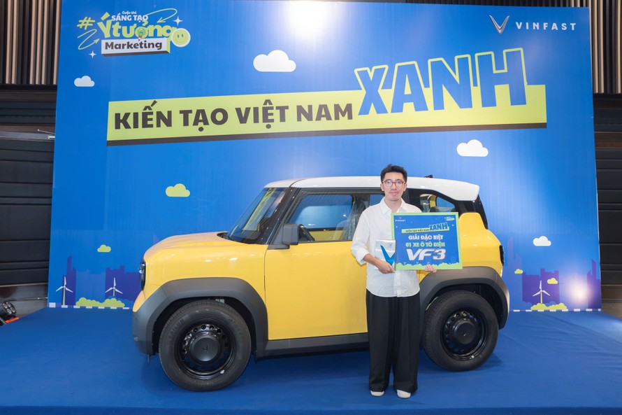 Thí sinh Trần Đại Nghĩa là người đã giành chiến thắng cuộc thi “Kiến tạo Việt Nam Xanh”.