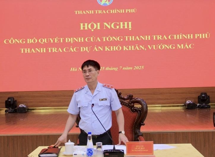Thanh tra Chính phủ công bố quyết định thanh tra 2 dự án tại Bộ Văn hóa, Thể thao và Du lịch. Ảnh: Vietnamplus.