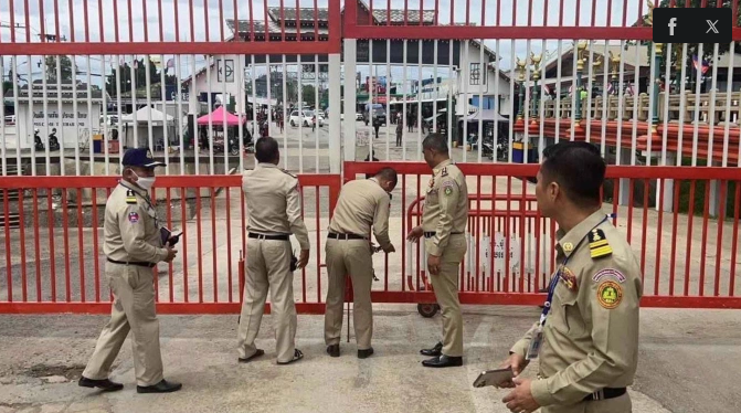 Campuchia đóng cửa toàn bộ cửa khẩu với Thái Lan