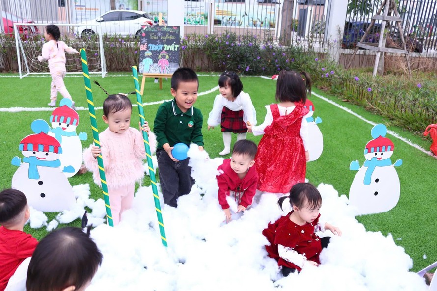 Không gian học tập thân thiện tại Trường Mầm non Ngôi Sao Hà Nội - Hải Phòng Campus giúp trẻ cảm thấy an tâm ngay những ngày đầu đến trường