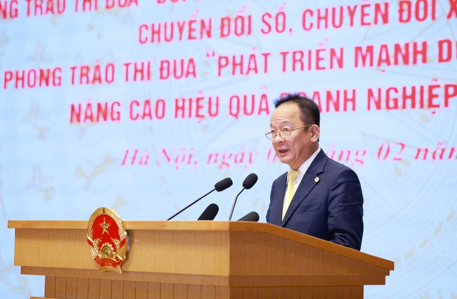 Nhà sáng lập, Chủ tịch Điều hành Tập đoàn T&T Group phát biểu tại Lễ phát động.