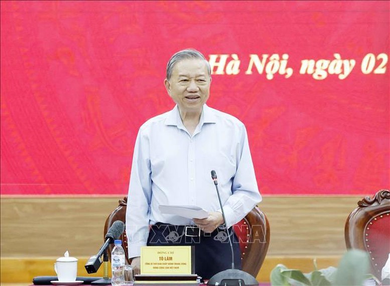 Tổng Bí thư Tô Lâm: Hoàn thiện “bản thiết kế tổng thể” cho mô hình tăng trưởng kinh tế hai con số