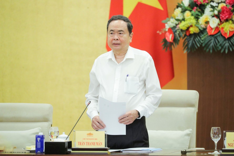 Chủ tịch Quốc hội Trần Thanh Mẫn chủ trì cuộc họp về chuẩn bị Kỳ họp thứ nhất, Quốc hội khóa XVI