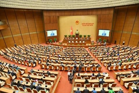 Quang cảnh một phiên họp của Quốc hội khóa XV