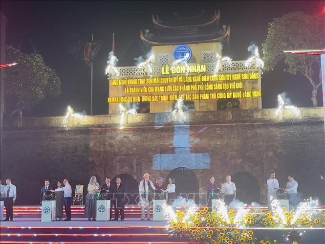 Hà Nội có thêm hai làng nghề gia nhập mạng lưới Thành phố thủ công sáng tạo thế giới