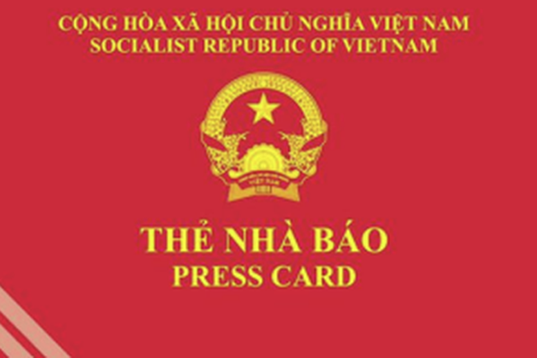 Bộ Văn hóa, Thể thao và Du lịch ban hành mẫu thẻ nhà báo 2026