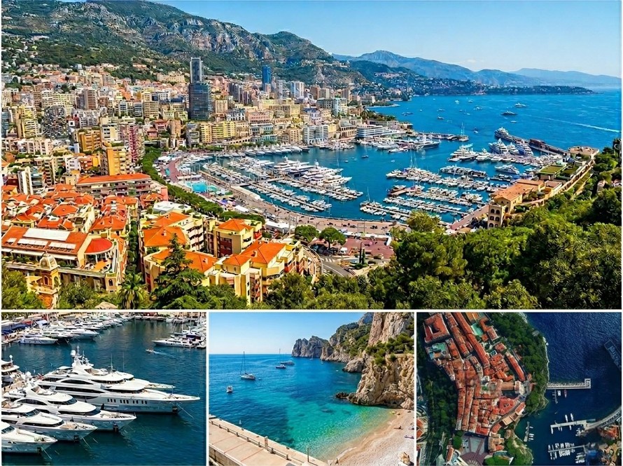 Giá bất động sản ở Monaco luôn thuộc nhóm đắt nhất thế giới nhờ vị thế kề biển, tựa núi. 