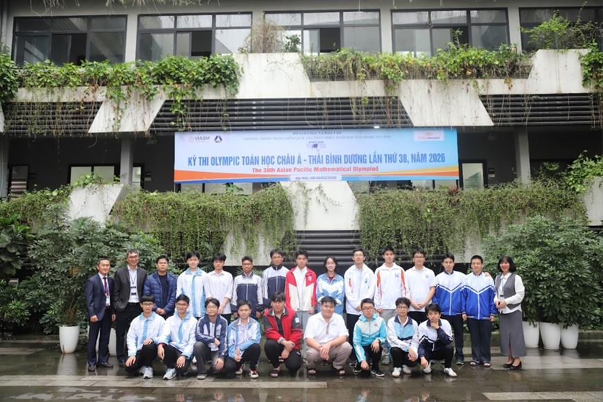 Việt Nam xếp thứ 7/45 quốc gia, vùng lãnh thổ tại Olympic Toán học châu Á - Thái Bình Dương (APMO)