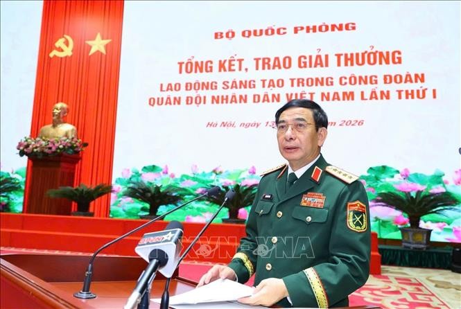 Đại tướng Phan Văn Giang: Phát triển khoa học công nghệ là động lực nâng cao sức mạnh chiến đấu của Quân đội