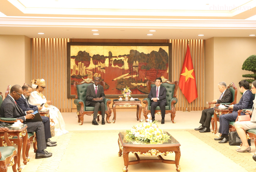 Đại tướng Phan Văn Giang tiếp Bộ trưởng, Tổng Thư ký Chính phủ Mauritania