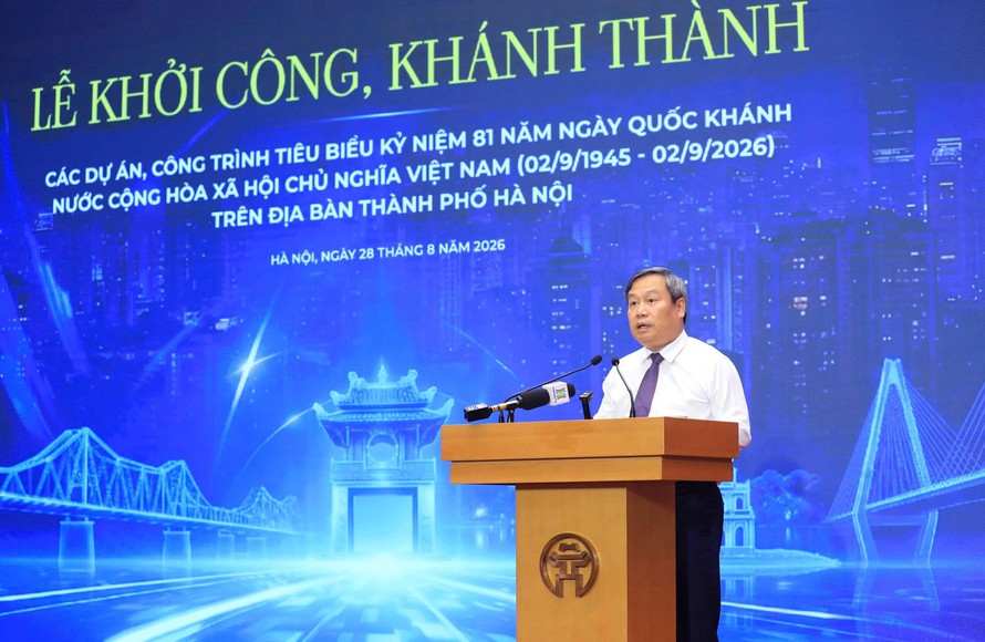 Hà Nội khởi công, khánh thành 17 dự án, công trình tiêu biểu, vốn đầu tư 397.018 tỷ đồng