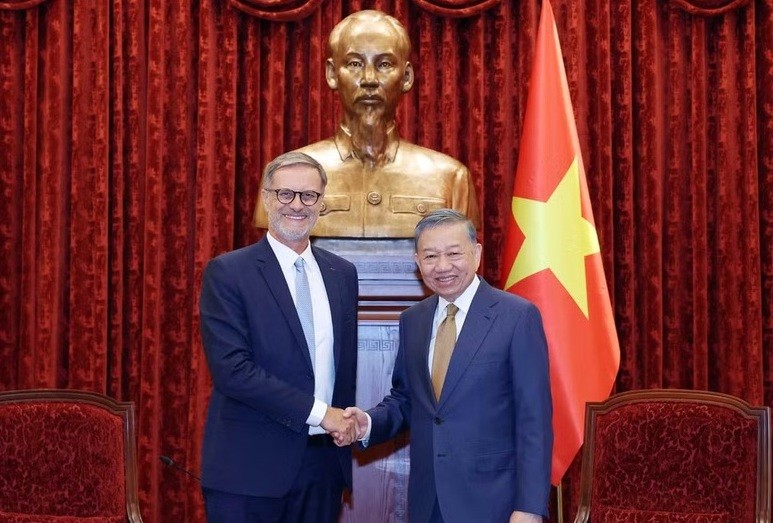 Tổng Bí thư, Chủ tịch nước Tô Lâm tiếp Đại sứ Cộng hòa Pháp tại Việt Nam