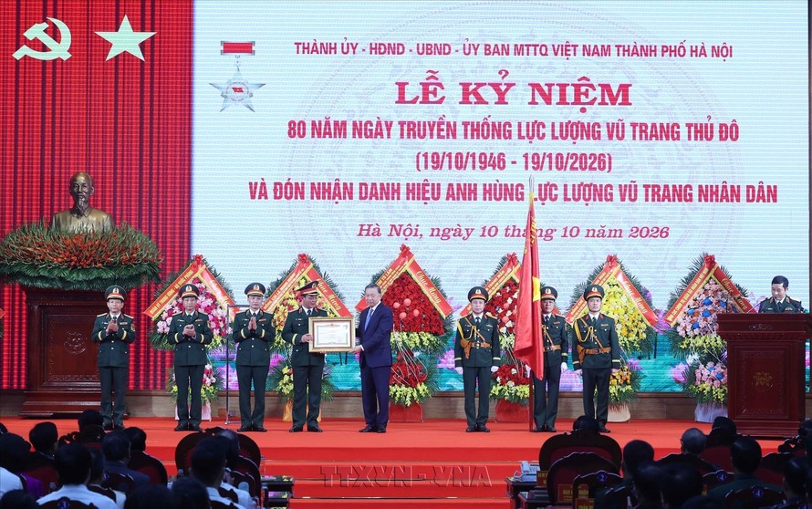 Tổng Bí thư, Chủ tịch nước Tô Lâm: Xây dựng Lực lượng vũ trang Thủ đô "tinh, gọn, mạnh" đáp ứng yêu cầu trong tình hình mới