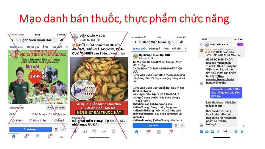 Bệnh viện Trung ương Quân đội 108 kêu trời vì bị mạo danh 