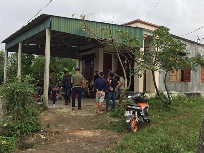 Ngôi nhà nơi xảy ra sự việc đau lòng