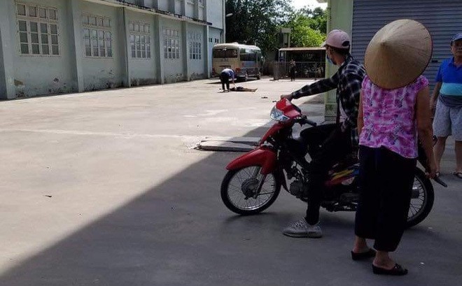 Khu vực nam thanh niên rơi xuống tử vong.