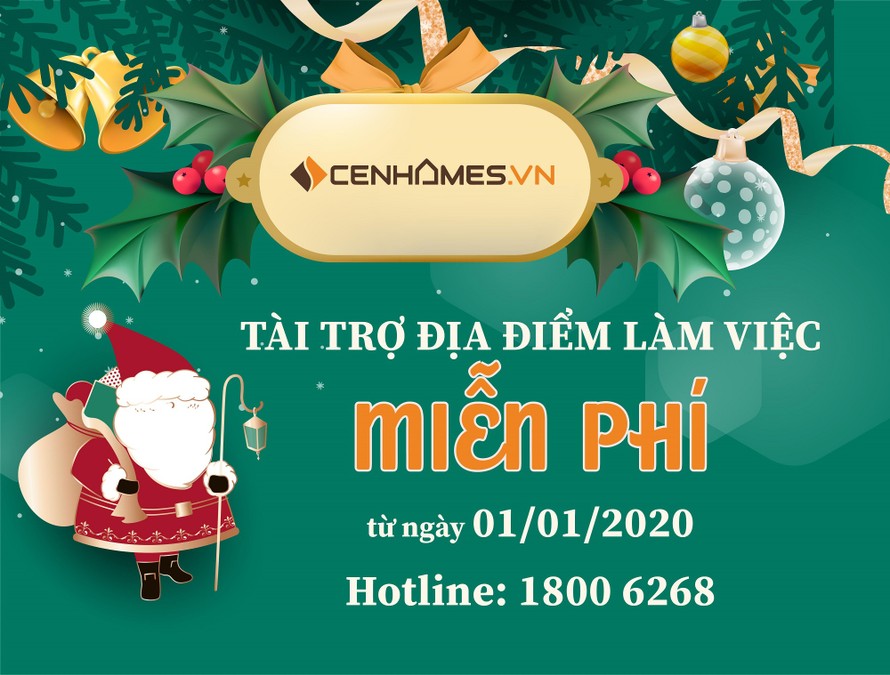 CenHomes miễn phí địa điểm làm việc cho các Sàn Phân phối