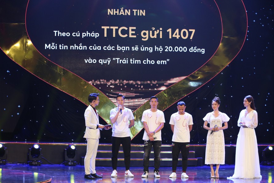 Tổng đài tin nhắn của Trái tim cho em nhận được sự ủng hộ từ các nhà hảo tâm