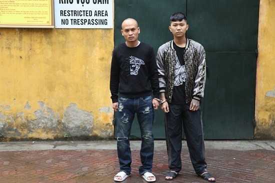Hai đối tượng bị khởi tố trong vụ án Cố ý gây thương tích. - Ảnh: Bảo vệ pháp luật