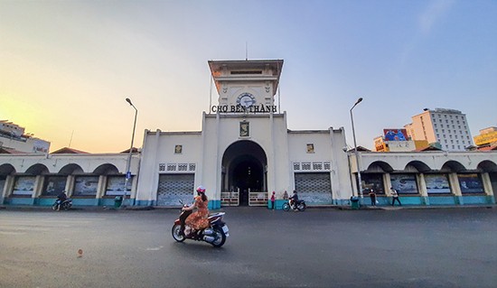Chợ Bến Thành vắng tanh. - Ảnh: Lê Xuân Thọ