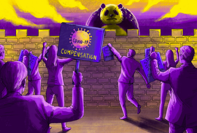 Nhiều ý kiến trong nội bộ Trung Quốc đang lo rằng nước này sẽ bị cô lập khi đại dịch COVID019 qua đi. (Tranh minh hoạ: SCMP)