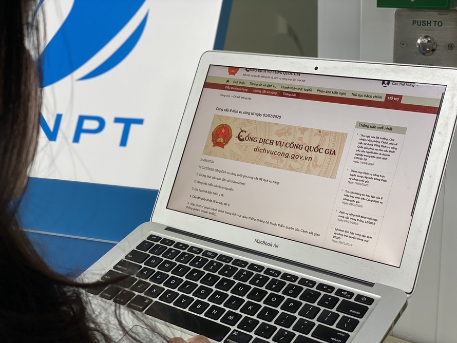 Toàn bộ giải pháp Cổng dịch vụ Công do VNPT xây dựng và phát triển