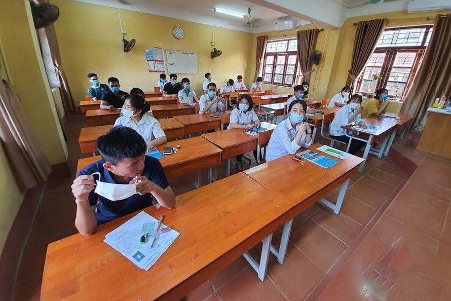 Các thi sinh dự thi tốt nghiệp THPT năm 2020. - Ảnh: Vietnamnet