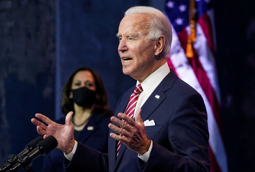 Tổng thống đắc cử Joe Biden và Phó tổng thống đắc cử Kamala Harris. - Ảnh: Reuters.