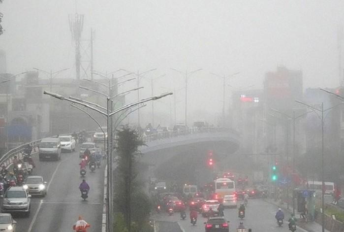 Cuối tuần, Bắc Bộ có sương mù, mưa phùn về sáng và đêm