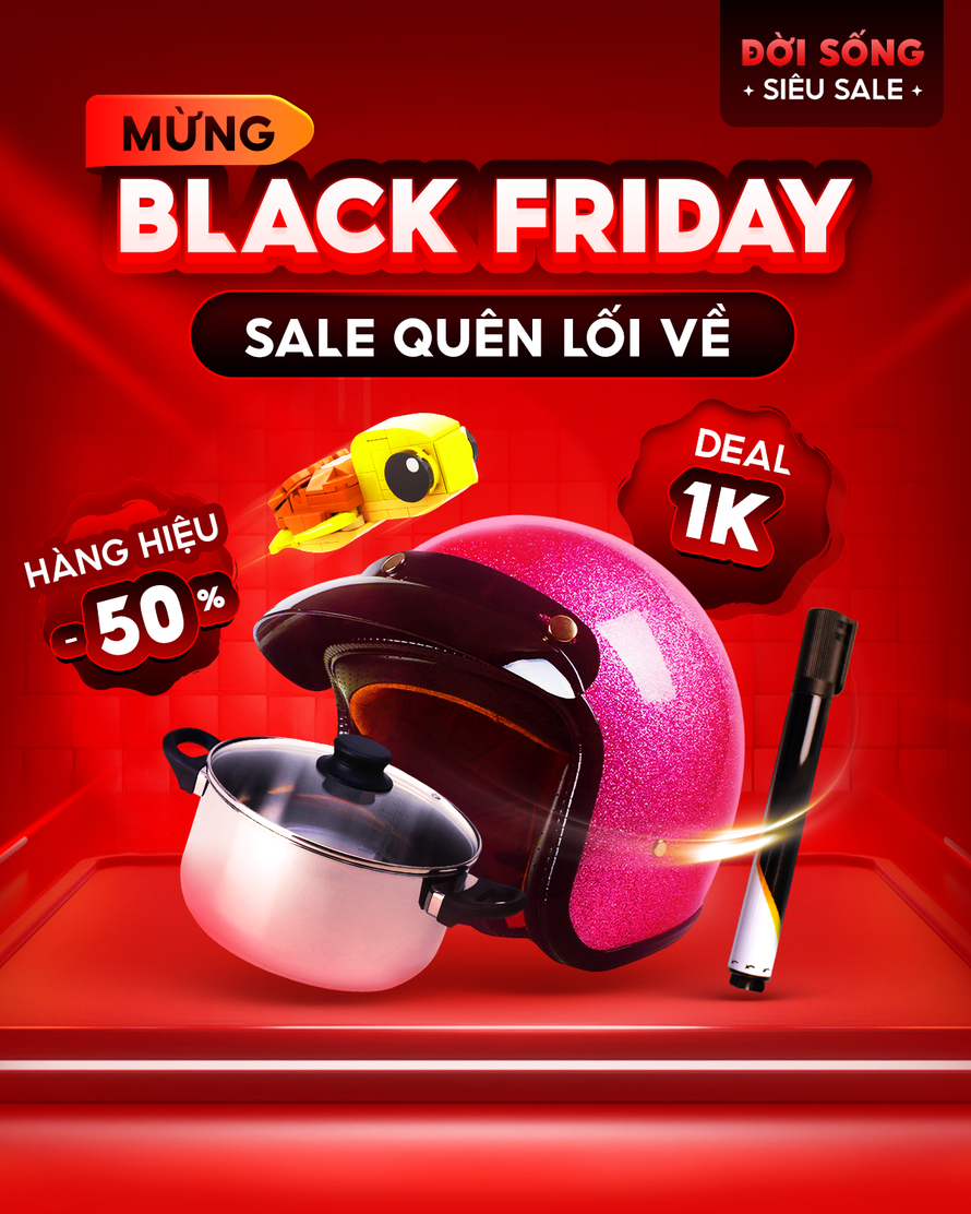 Ngày Black Friday cận kề, đừng bỏ lỡ cơ hội mua hàng chính hãng chỉ nửa giá trên Shopee