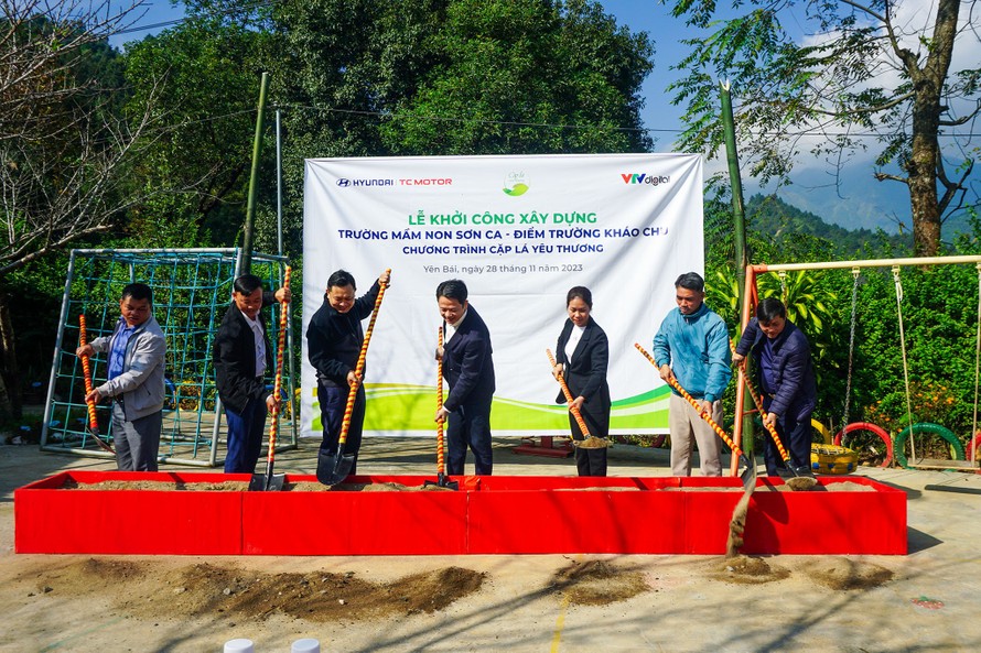Hyundai Thành Công khởi công điểm trường tại Yên Bái