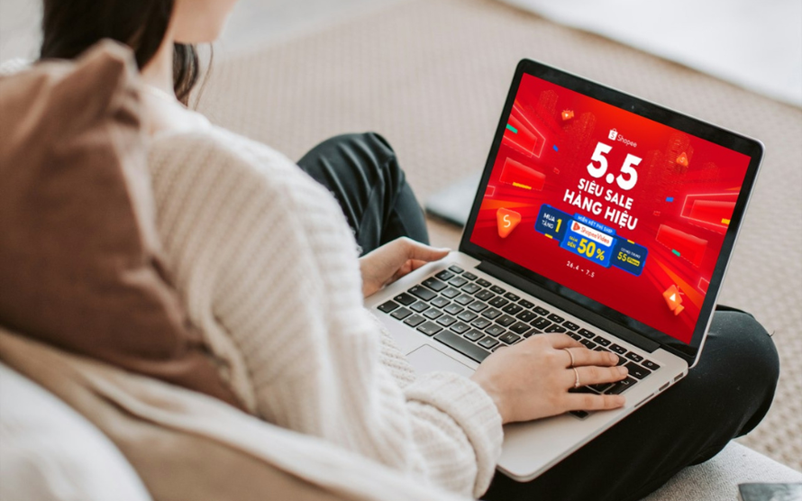 Shopee 'khai hội' Siêu Sale 5/5 bằng ngàn ưu đãi khủng