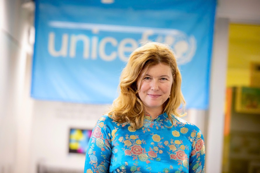 Trưởng đại diện UNICEF tại Việt Nam Silvia Danailov. Ảnh: unicef.org