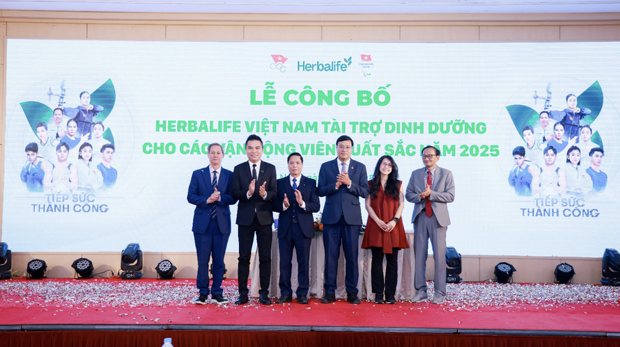 Herbalife Việt Nam tài trợ sản phẩm dinh dưỡng cho các Vận Động Viên xuất sắc Việt Nam trong năm 2025
