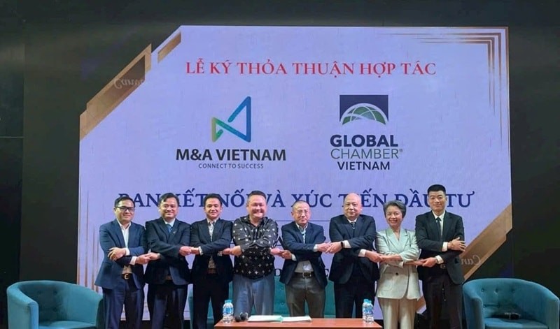 Lễ ký kết giữa M&A Vietnam và Global Chamber Vietnam