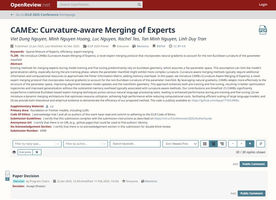 CAMEx là phương pháp hợp nhất mô hình AI mới giúp mở rộng quy mô mô hình AI gấp 5 lần.