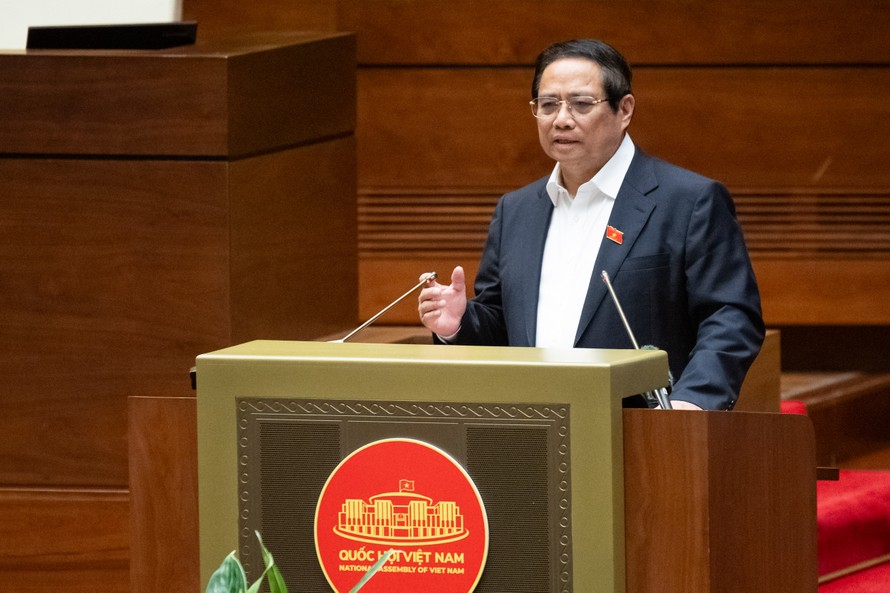 Thủ tướng Phạm Minh Chính trình bày Chuyên đề 1 "Nội dung trọng tâm, cốt lõi của Nghị quyết số 68-NQ/TW, ngày 4/5/2025 của Bộ Chính trị về phát triển kinh tế tư nhân và Kế hoạch hành động thực hiện Nghị quyết".