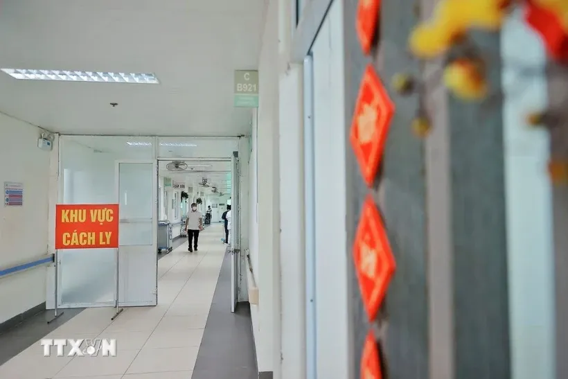 Khu vực cách ly. Ảnh: Minh Quyết/TTXVN