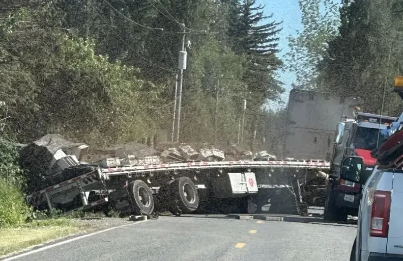 Hiện trường vụ tai nạn. Nguồn: Văn phòng Cảnh sát trưởng hạt Whatcom