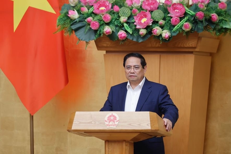 Thủ tướng chủ trì Phiên họp Chính phủ chuyên đề về xây dựng pháp luật tháng 5/2025.