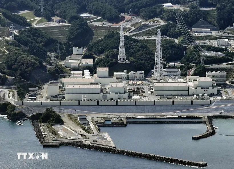 Nhà máy điện hạt nhân Onagawa ở tỉnh Miyagi, Nhật Bản. Ảnh: Kyodo/TTXVN