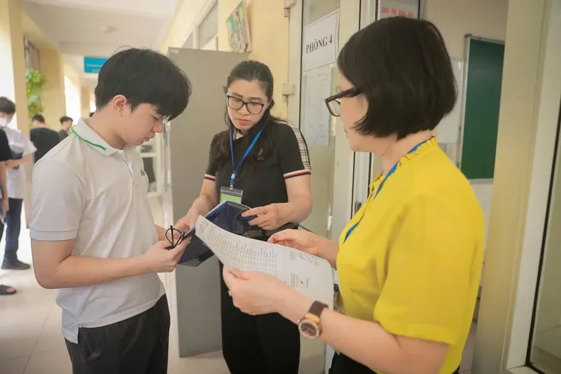 Thí sinh Hà Nội dự thi vào lớp 10. 