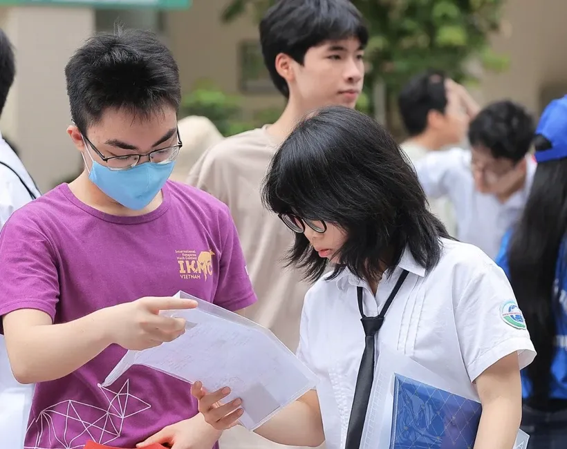 Thí sinh dự thi vào lớp 10. 