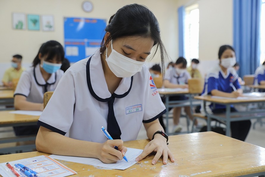 Thí sinh dự thi Tốt nghiệp trung học phổ thông