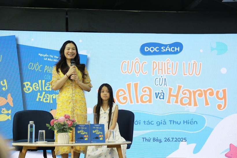 Tác giả Nguyễn Thị Thu Hiền mong muốn có thể duy trì việc nói tiếng Việt và đọc sách tiếng Việt cho con gái.