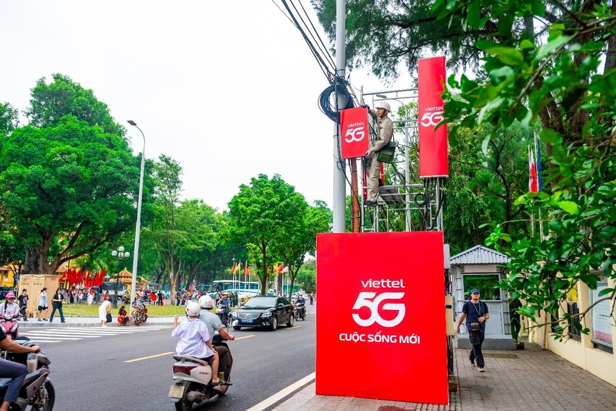 Viettel tăng cường trạm 5G phục vụ Đại lễ 2/9