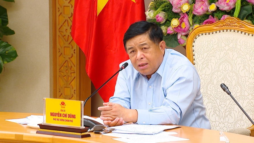 Phó Thủ tướng Nguyễn Chí Dũng phát biểu.